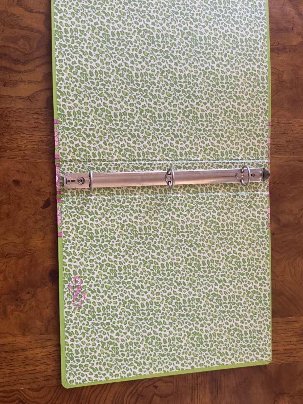 Vintage Vera Bradley 3 ring binder petal pink office school supplies flower